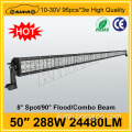 Hot sales Brand led 50" 24480LM 288w dimmable led bar light